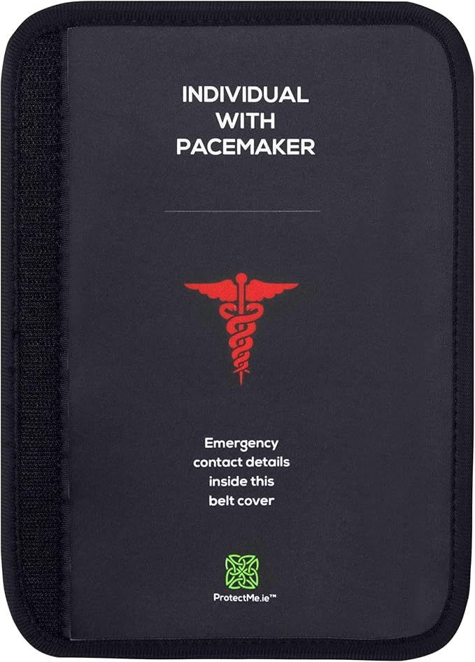 Protect Me Seatbelt Cover Pacemaker Seat Belt Covers w/Emergency Support Car Accessories - Individual with Pacemaker