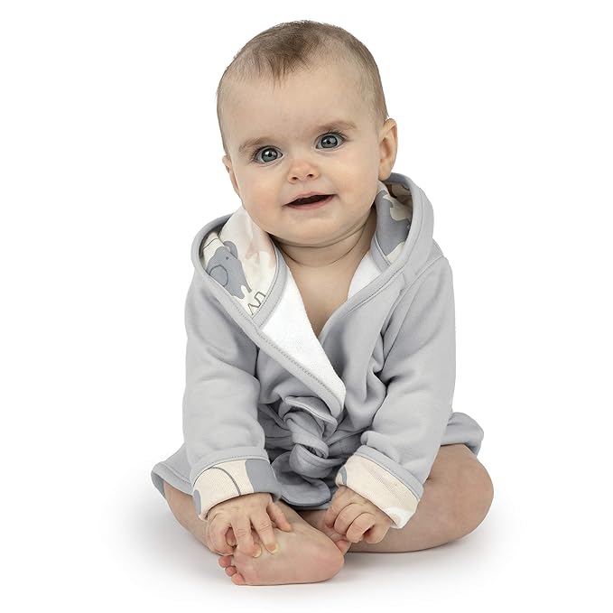 Ingenuity Clean & Cuddly™ Hooded Baby Bathrobe - Grazer™ & Clean & Cuddly™ Hooded Character Towel - Grazer™ & Clean & Cuddly™ 6-Pack Terry Washcloth Set - Grazer™