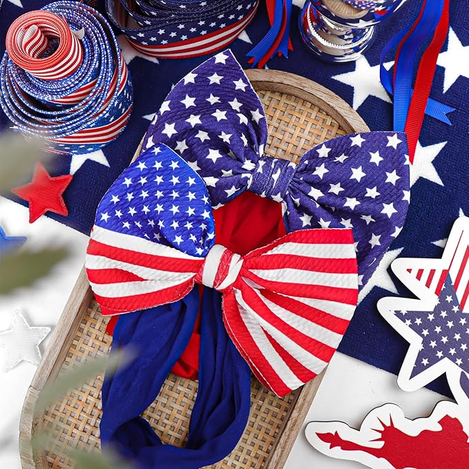 YanJie Baby Headbands 4th of July Independence Day