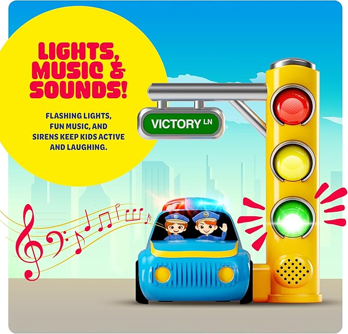 Imagineers Red Light Challenge Game for Kids - 3 4 5 6 Year Old Boy Birthday Gift - Girls Toys for Ages 5-7 - Kids Games for Age 4-8 for 4 Year Old Girl & Boys - Party Games