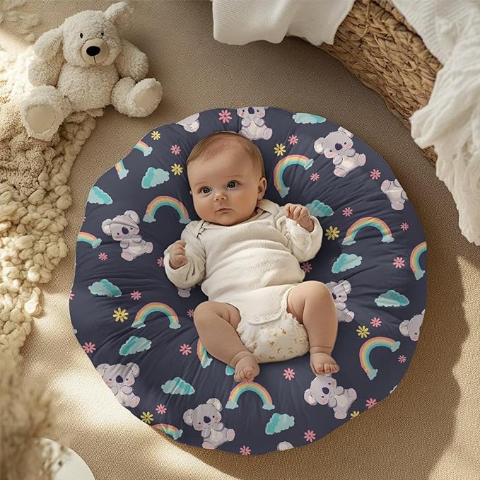 Newborn Lounger Cover, Koala Waterproof Newborn Lounger Cover Removable Infant Lounger Cover Comfortable Lounger Slipcover Soft Infant Lounger Pillow for Boys Girls