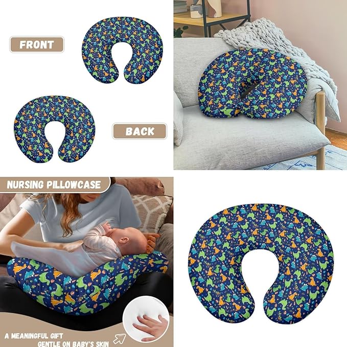 Dinosaur Carseat Canopy for Babies Fits Most Strollers & Baby Car Seats Soft and Stretchy Safely Breastfeeding Pillow Cover Baby Essentials Soft