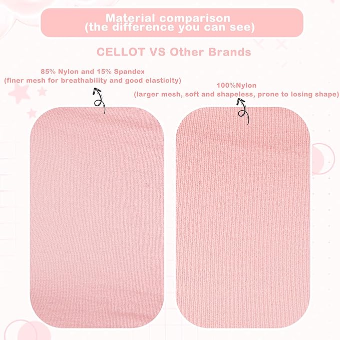CÉLLOT Super Stretchy Soft Knot Headbands with Hair Bows Head Wrap Hair Accessories For Newborn Baby Girls Infant Toddlers Kids