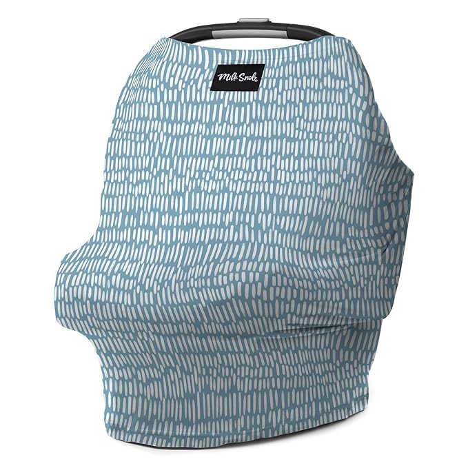 Milk Snob Original 5-in-1 Cover - Nursing Cover for Breastfeeding - Baby Carseat Canopy & Stroller - Essential All-in-One Design - Gift for Mom, Baby (Beck)
