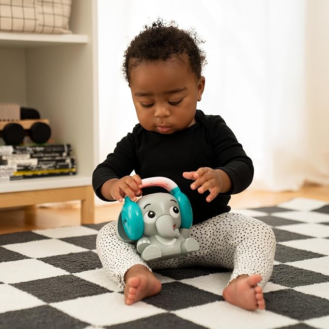 Baby Einstein Earl The Elephant Bluetooth Soother Sound Machine for Sleep, Stream Music and Color-Changing Night Light, Infant to Toddler
