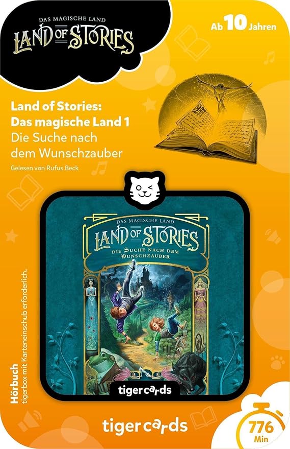 tigermedia tigercard Land of Stories Das magische Land 1 Abenteuer Zauber Magie Geschichte tigerbox Music Box CD Box Children's Radio Play Audio Book Songs