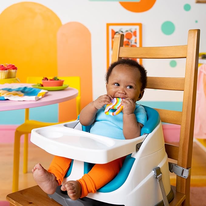 Bright Starts Soothing Soft Serve Silicone Teether, Easy-Grasp Ice Cream Cone, BPA Free, Unisex, 3 Months+ (Pack of 2)