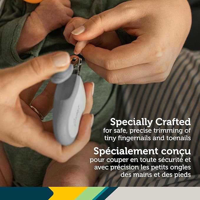 Safety 1St Steady Grip Infant Nail Clipper, Sea Stone Aqua
