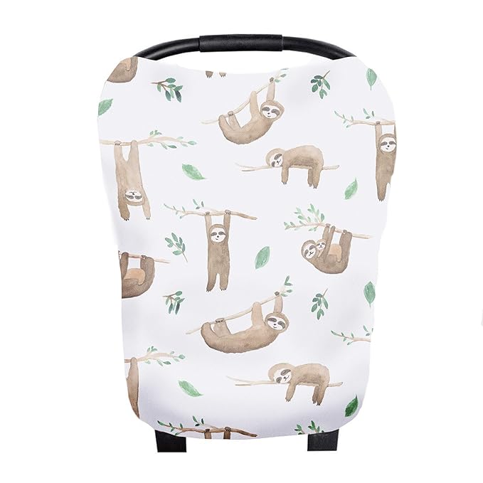 Noah Multi-Use Cover: Car Seat, Nursing, Stroller Cover - Stretchy Fabric, All-Season, Stylish Designs, Easy Access