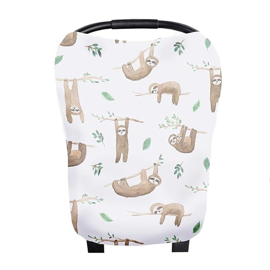 Noah Multi-Use Cover: Car Seat, Nursing, Stroller Cover - Stretchy Fabric, All-Season, Stylish Designs, Easy Access