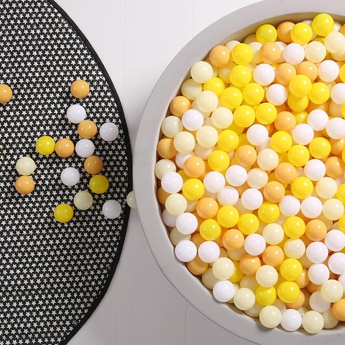 GOGOSO Ball Pit Balls for Toddlers Dogs Baby Boys Girls 2.2Inch Plasticball Toys for Kid Play Tent Birthday Slides Party Decor 50 100 170 200 500 1000