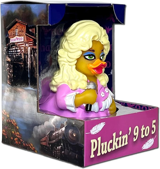 CelebriDucks - Pluckin' 9 to 5 - DuckyWood - Floating Rubber Ducks - Collectible Bath Toy Gift for Kids & Adults of All Ages