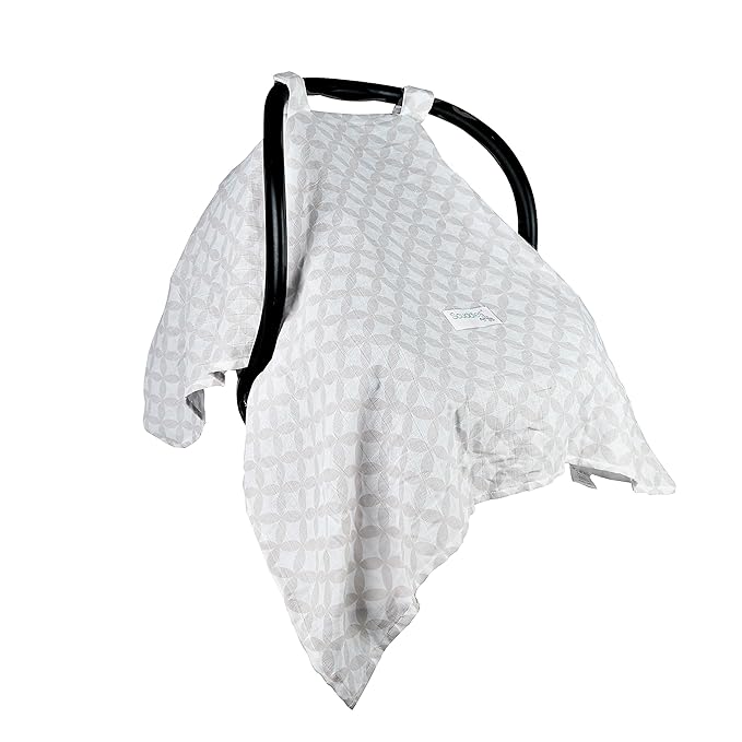 Scuddles Baby Car Seat Covers & Canopy - Sun Safety Blocker for Babies and Infant, Unisex Designs