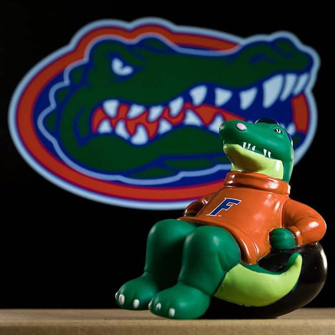 Florida Gators (Albert) Collegiate Bathtub Toys - Officially Licensed NCAA Team Mascots, Authentic Sports Memorabilia, Novelty Rubber Ducks (University of Florida)
