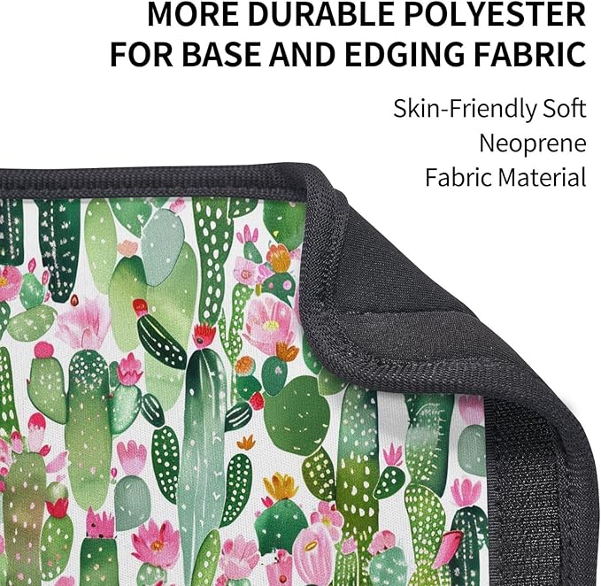 Cactus Watercolor Tropical Plant Summer Print Seatbelt Pads Fits Cars Trucks SUV Sedans Sweat Absorption Car Seatbelt Strap Cover, Auto Interior Accessories Protector