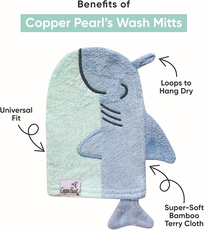 Copper Pearl Wash Mitt Finn