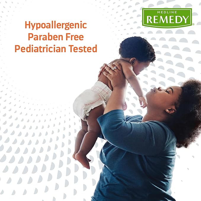 Medline Remedy CLINICAL Zinc Oxide Paste Skin Protectant (2 oz Tube), 24 Count, Vanilla Scent, Diaper Rash Cream, Incontinence Care, Wetness Protection, Paraben Free, Hypoallergenic, Adults, Children