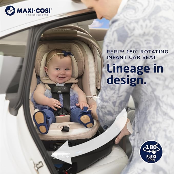 Maxi-Cosi Peri 180° Rotating Infant Car Seat, Natural Heritage