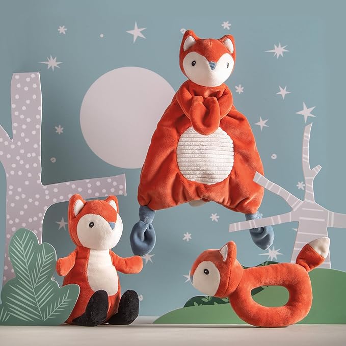 Mary Meyer Baby Rattle Leika Infant Soft Toys, 6-Inches, Little Fox