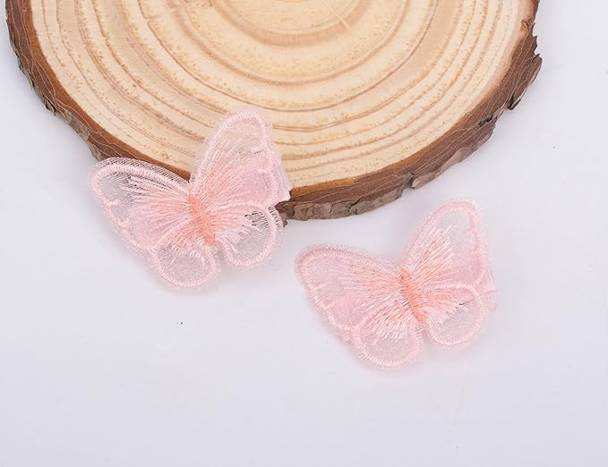 Baby Girls Hair Bow Clips, 10pcs Boutique Cotton Fully Lined Hair Pins, Non Slip Baby Barrettes Accessories for Infants Toddlers Fine Hair by BIANHUAN (Set-D)