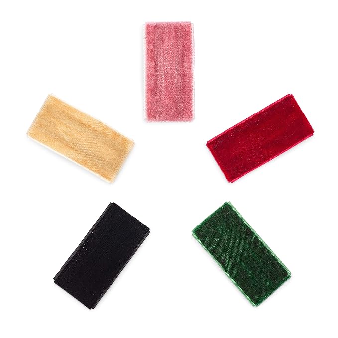 Parker Baby Girl Hair Clips | One-Size Velvet Snap Barrettes for Newborns & Toddlers | Practical One-Hand Clip Design | Cute & Stylish Kids Hair Clips | Tangle-Free & Comfortable | 5 Pack