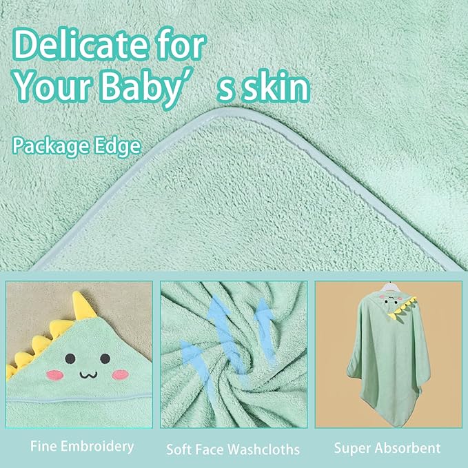 31 * 31 in Baby Bath Towels with Hood,Hooded Towels for Toddlers 1-3, Toddler Girl Boy Robe,Baby Towel, Infant Kids Towels for Newborn Babies,Toallas de Baño para Bebe