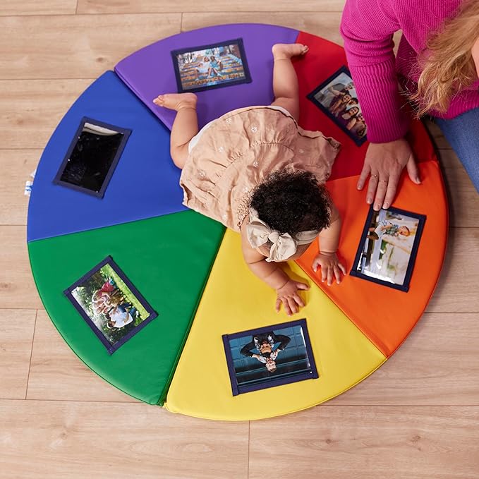 ECR4Kids SoftZone Picture Me Play Mat, Activity Mat, Assorted