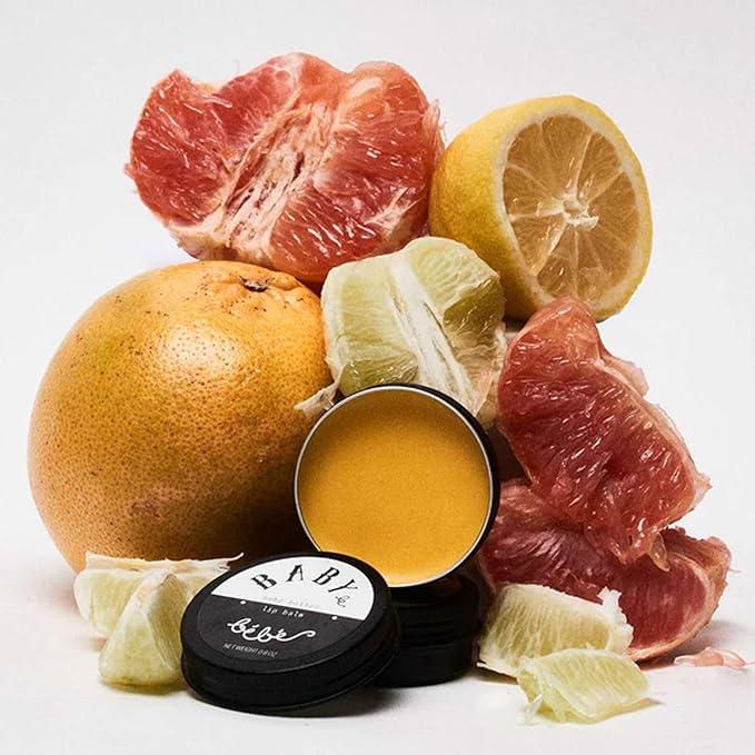 Organic Bébé Butter Lip Balm, Smoothing & Nourishing, Botanical Oils & Beeswax, 0.8 oz