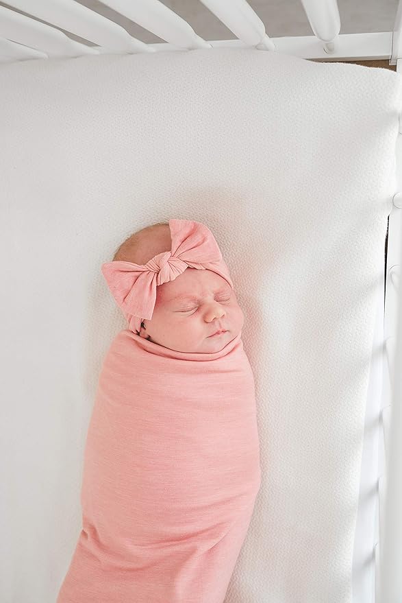 Copper Pearl Baby Bows: Stylish Headbands for Baby Girls, Premium Soft and Stretchy Baby Headbands, Perfect for Newborns, Trendy Designs - Darling