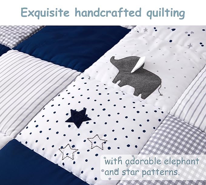UTEX Baby Play Mat for Floor, 59 x71 Playpen Mat, Thick Cushioned Play Mat for Baby and Infants, Non-Slip & Machine Washable