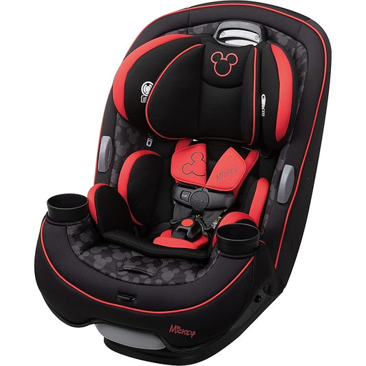 Disney Grow and Go Convertible Car Seat, Rear Facing 5-40 pounds, Forward Facing 30-65 pounds, Booster 40-100 lbs, Convert from Infant to Toddler, Simply Mickey