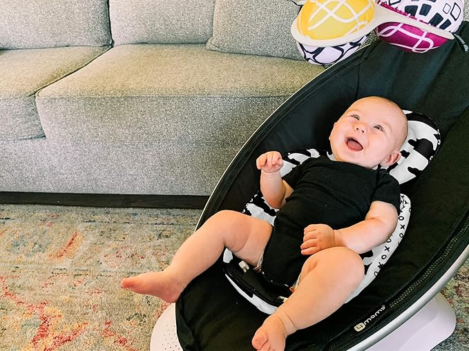 Infant Insert Compatible with 4Moms Mamaroo & Rockaroo – Car Seat Insert 2 Pack – Reversible Infant Car Seat Insert – Rockaroo & Mamaroo Newborn Insert – Soft Plush Minky Car Seat Head Support Insert