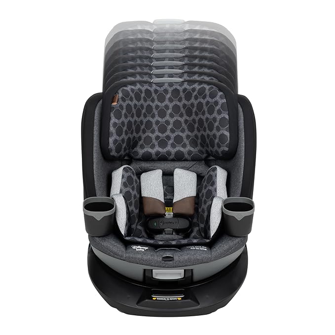 Disney Baby Turn and Go 360 Rotating All-in-One Convertible Car Seat, Vintage Mickey Mouse