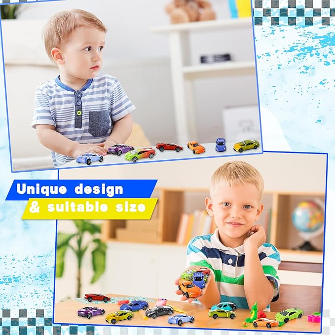 6 Pcs Color Changing Cars Color Change Bath Toys Cars Toy in Water Vehicles Toy for Kids Toddlers Car Goodie Bags Fillers Party Favors