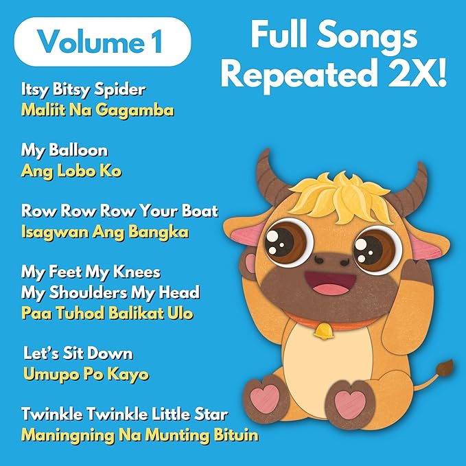 Bundle Deal — Interactive Sound Board Book for Toddlers 1-3, Bilingual English & Filipino Songs & Nursery Rhymes, Talking Musical Book, Musical Toy Gift for Babies & Kids