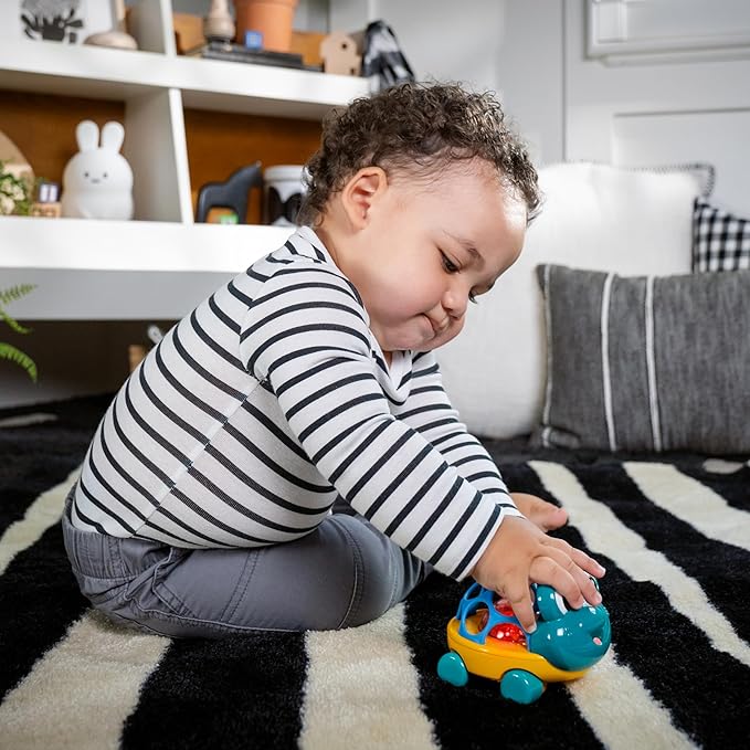 Baby Einstein Curious Car Neptune Oball Toy Car & Rattle, Ages 3 Months and Up