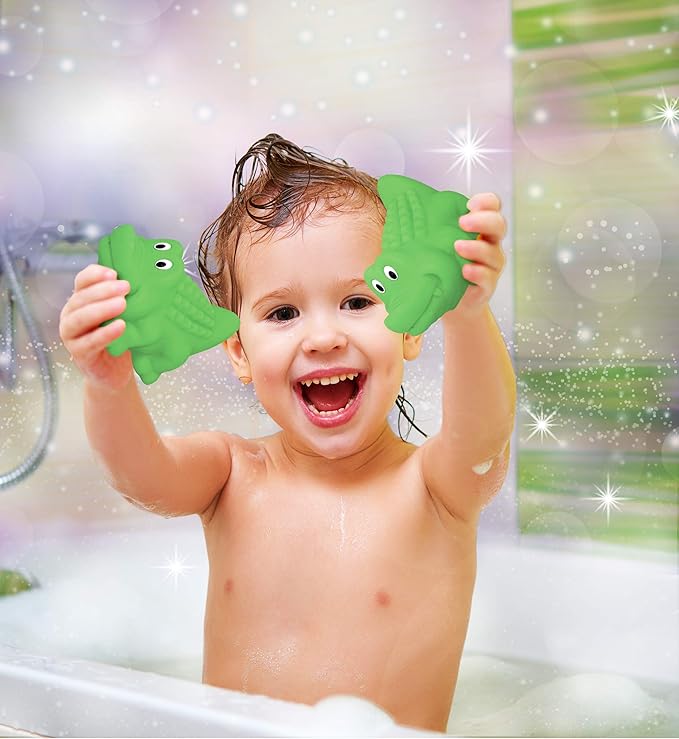 Puzzled Bath Buddy Alligator Water Squirter