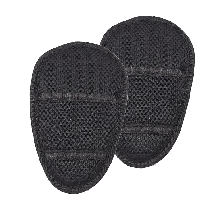 2 Pack Baby Stroller Crotch Pads, Baby Seat Stroller Strap Pads, Baby Stroller Chest Harness Crotch Cushion, Pushchair Seat Chest Harness Crotch Covers for Kids/Child Seats (Black)