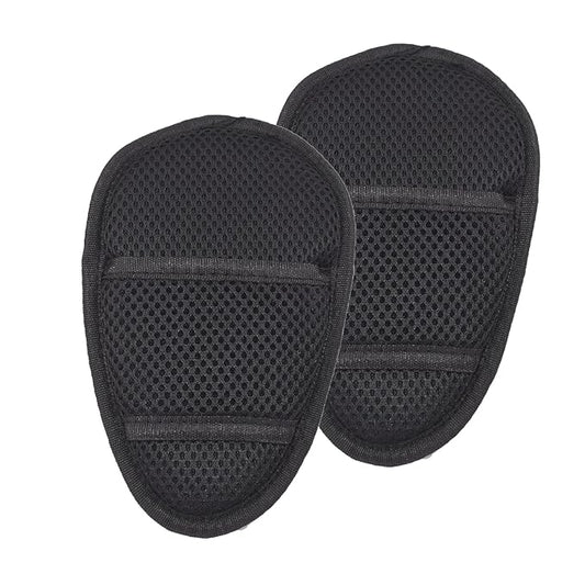 2 Pack Baby Stroller Crotch Pads, Baby Seat Stroller Strap Pads, Baby Stroller Chest Harness Crotch Cushion, Pushchair Seat Chest Harness Crotch Covers for Kids/Child Seats (Black)