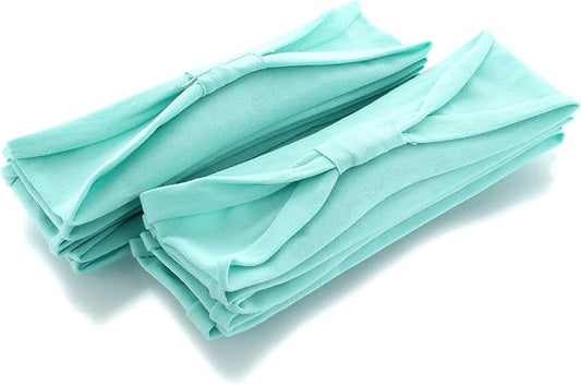 Jersey Knit Cotton Baby Headbands, Infant Size Packs