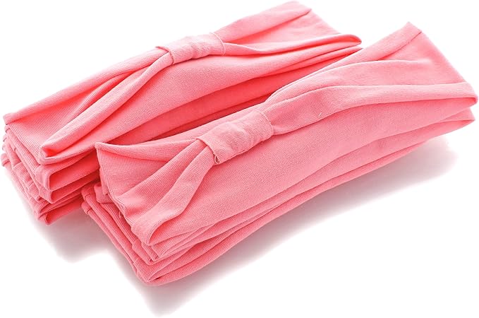 Jersey Knit Cotton Baby Headbands, Infant Size Packs
