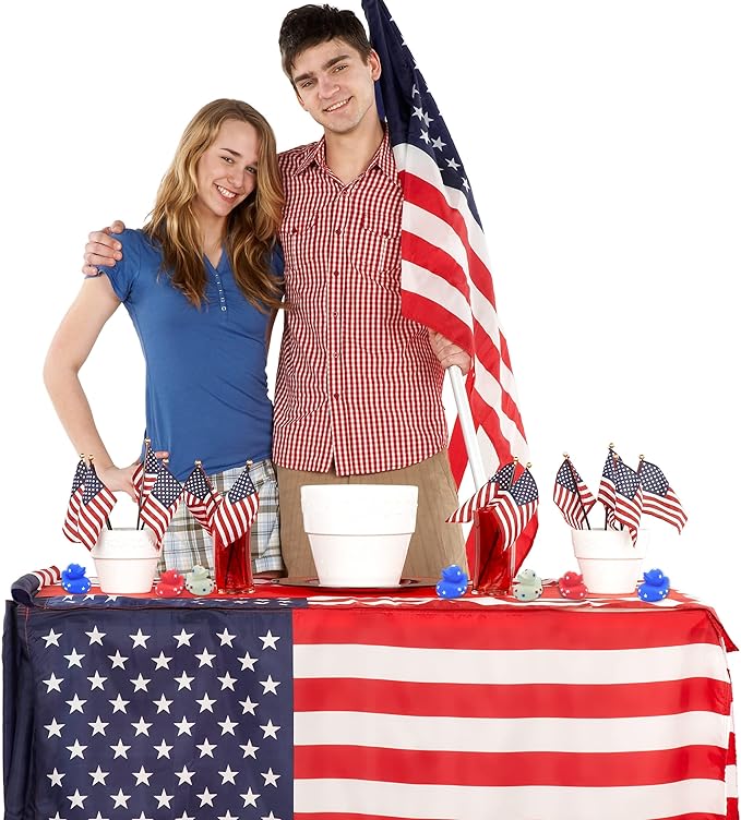 4E's Novelty Patriotic Rubber Ducks (24 Pack) Bulk 2" - 4th of July Party Favors, Patriotic Party Supplies Gifts toys for Kids Adults Fourth of July, Jeep Ducking