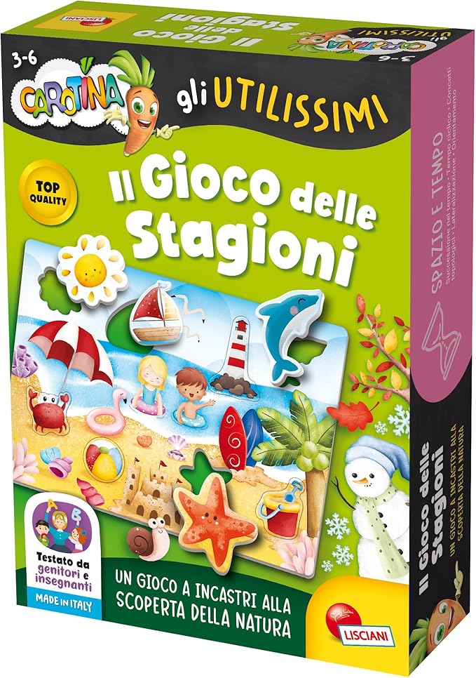 Liscianigiochi 102389 Carotina Concept the Use of the Game of Seasons