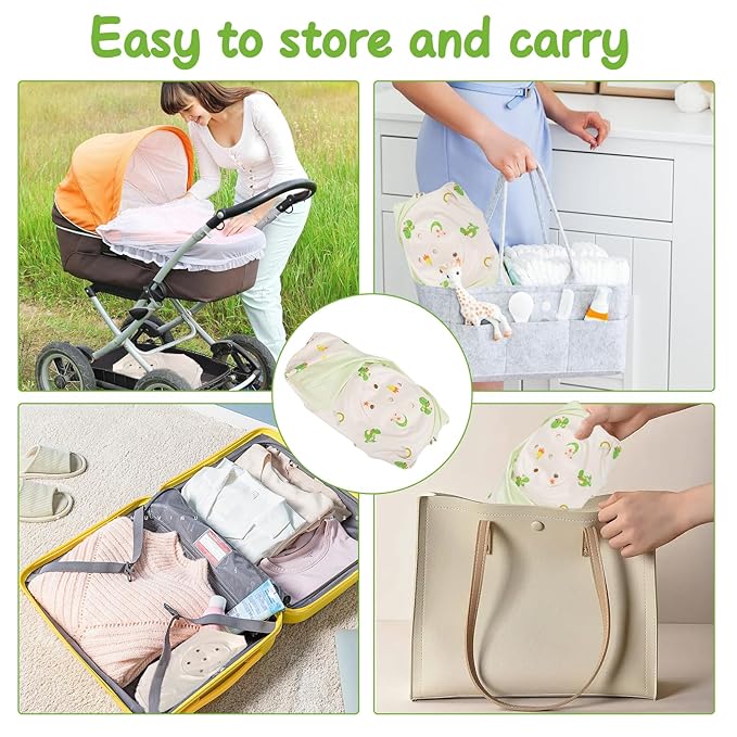 TDTOK Inflatable Baby Seat for Baby 3 Months Up, Portable Sit Me Up Floor Seat with Built in Air Pump Inflatable Chair with Back Support ﻿