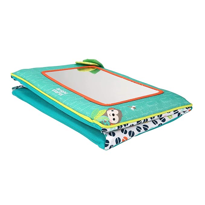 Bright Starts Sit and See Safari Floor Mirror Tummy Time Activity Toy, Ages Newborn + (Pack of 6)