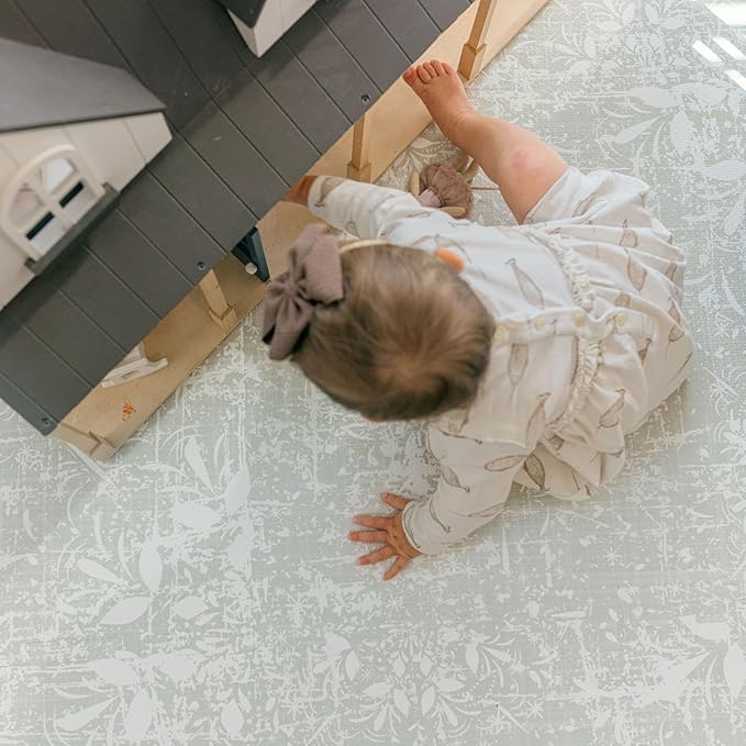 Baby Play Mats for Floor - Eden (6x10ft) - Premium EVA Foam Play Mat for Babies & Toddlers - Perfect for Tummy Time, Crawling, Playroom - Stylish & Comfortable Kids Play Mat