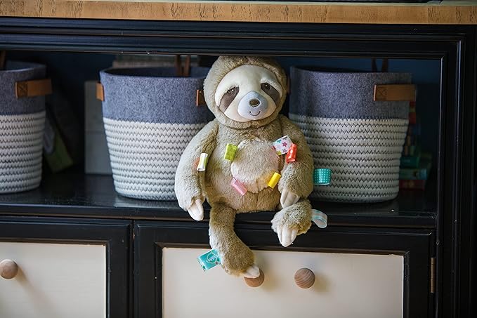 Taggies Stuffed Animal Soft Toy, Molasses Sloth, 12-Inches