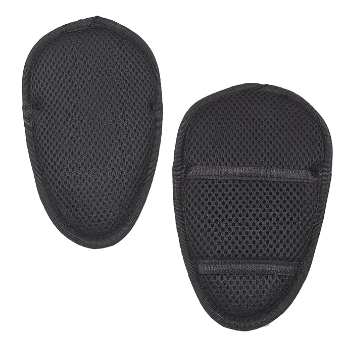 2 Pack Baby Stroller Crotch Pads, Baby Seat Stroller Strap Pads, Baby Stroller Chest Harness Crotch Cushion, Pushchair Seat Chest Harness Crotch Covers for Kids/Child Seats (Black)