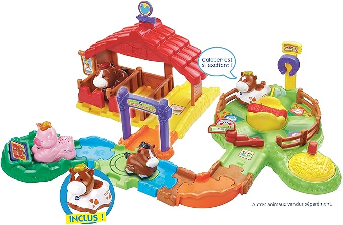 VTech - 180605 - Musical Toy - TUT Toot Animo - My Pony Club Interactive + Lasso, The Rodeo Horse
