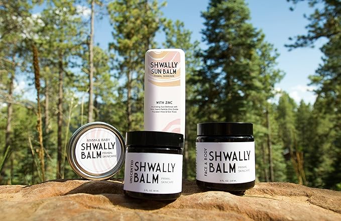 Shwally Tallow & Calendula Baby Bootie, Lip and Nipple Balms, The Ultimate Paleo Skin and Baby Bootie Protector - All Edible Ingredients, Not Scented (White - Zinc + Chamomile, 2 Oz)